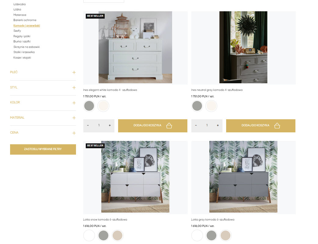 Komoda pod przewijak czy osobny przewijak? Porównanie rozwiązań pod kątem ergonomii i trwałości