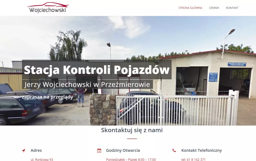 Stacja Kontroli Pojazdów Jerzy Wojciechowski - podgląd