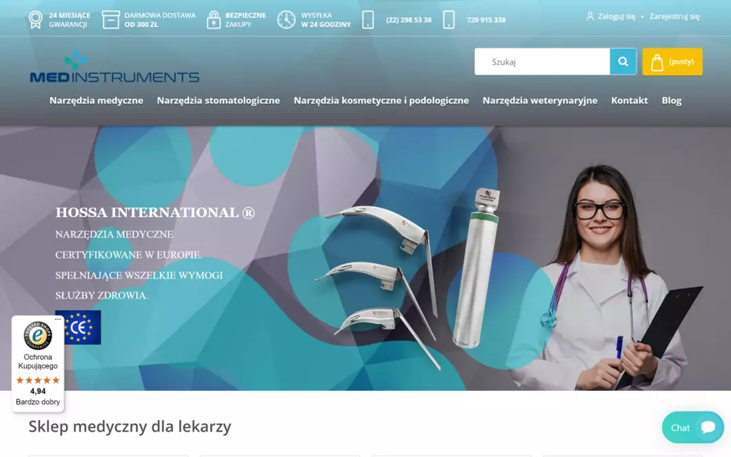 Medinstruments - podgląd