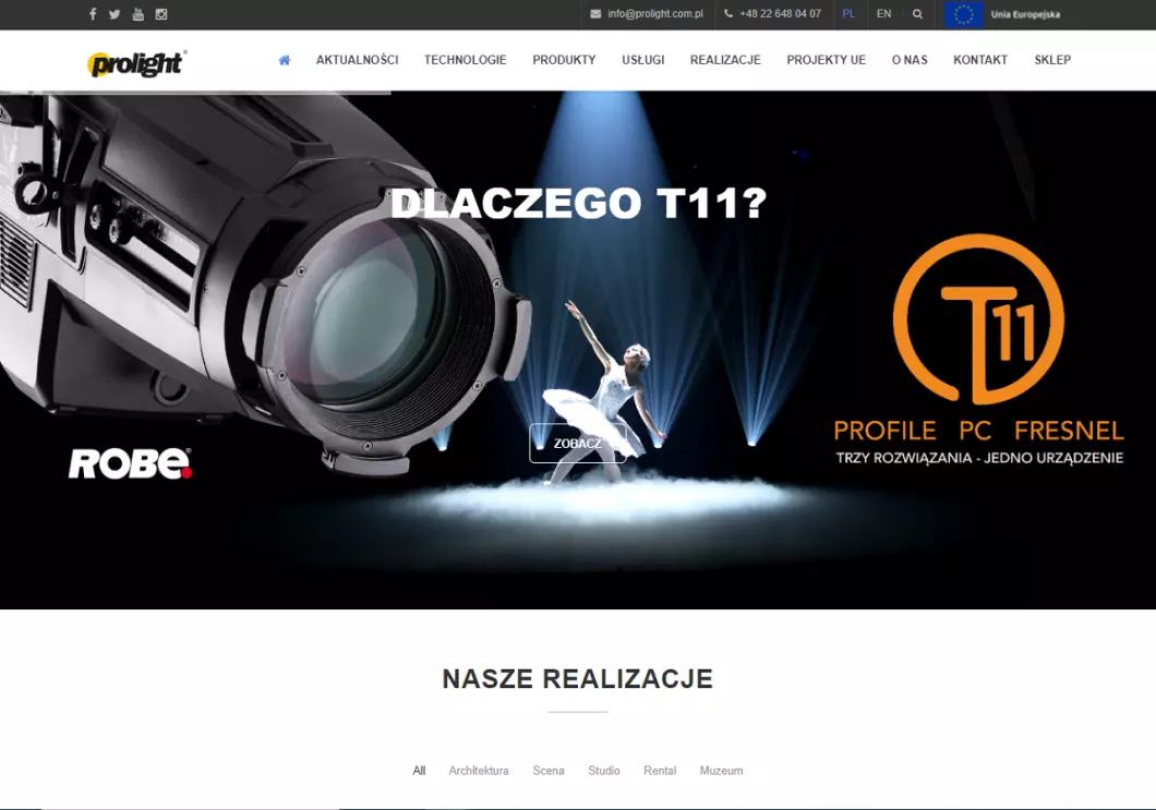 Oświetlenie sceniczne | Prolight - podgląd