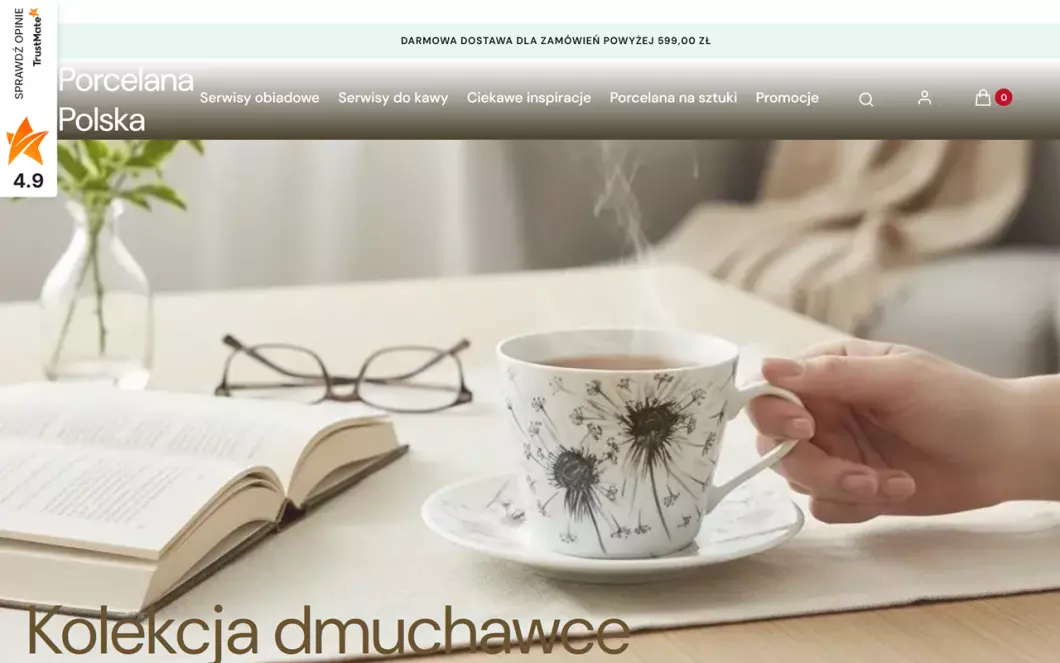 Naczynia porcelanowe - Porcelana Polska - podgląd