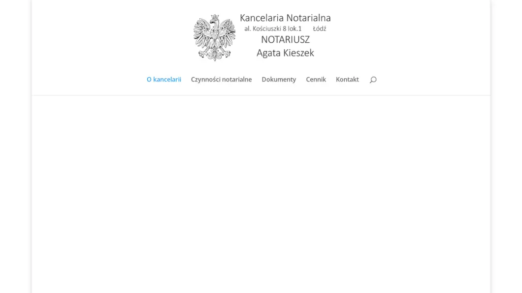 Notariusz Łódź Agata Kieszek - podgląd